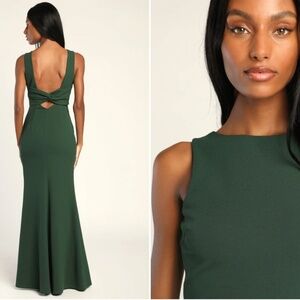 LULU's Prom Wedding Special Event Modern Chic Sexy Elegant Mermaid Maxi